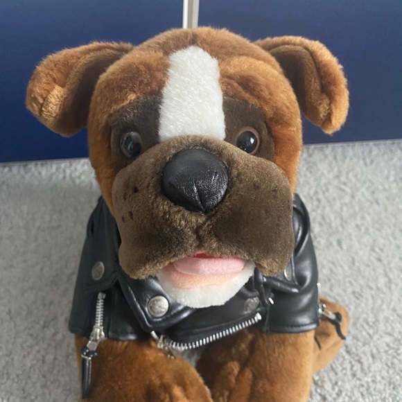 Build a Bear Harley Davidson French Bulldog Stuffed Animal - Picture 2 of 9